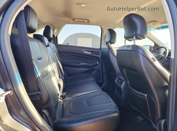2FMPK4K99GBB06849 2016 FORD EDGE Gray Widok tylnych siedzeń