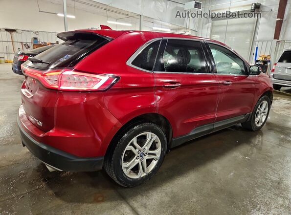 2FMPK4K99GBC11679 2016 FORD EDGE Красный Задняя правая четверть