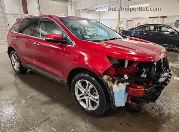 2FMPK4K99GBC11679 2016 FORD EDGE Красный Передняя правая четверть