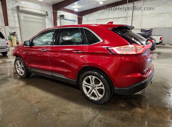 2FMPK4K99GBC11679 2016 FORD EDGE Красный Задняя левая четверть
