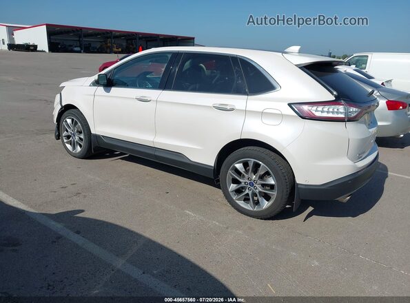 2FMPK4K99JBB58859 2018 FORD EDGE Белый Задняя левая четверть