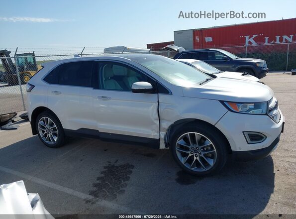 2FMPK4K99JBB58859 2018 FORD EDGE Белый Панорамный вид салона 360°