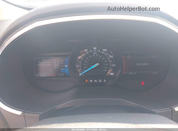 2FMPK4K99KBB12143 2019 FORD EDGE Синий Вид задних сидений