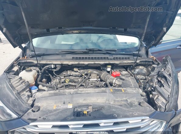 2FMPK4K99KBB12143 2019 FORD EDGE Синий Вид сзади