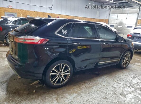 2FMPK4K99KBB58555 2019 FORD EDGE Black Trasero derecho