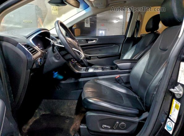 2FMPK4K99KBB58555 2019 FORD EDGE Black Vista interior delantera