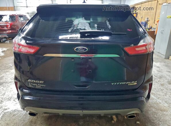 2FMPK4K99KBB58555 2019 FORD EDGE Black Vista trasera