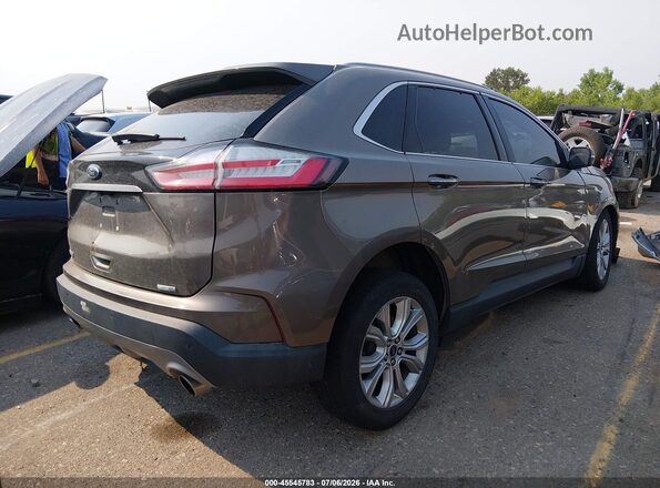 2FMPK4K99KBB89014 2019 FORD EDGE Gray Հետևի աջ
