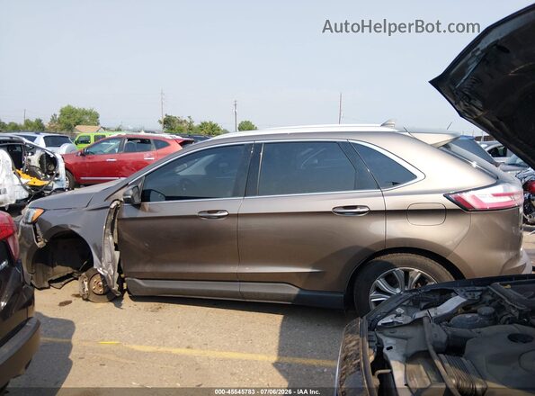 2FMPK4K99KBB89014 2019 FORD EDGE Gray 
