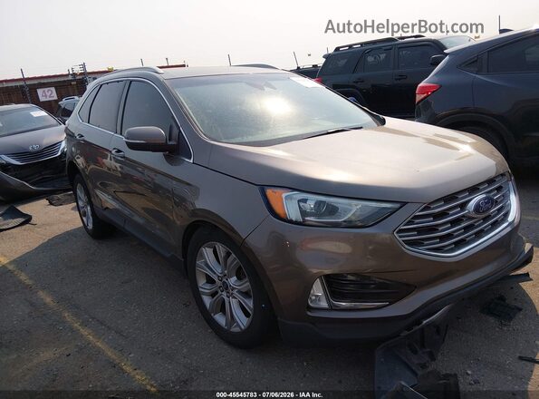 2FMPK4K99KBB89014 2019 FORD EDGE Gray Սալոնի 360 աստիճան տեսք
