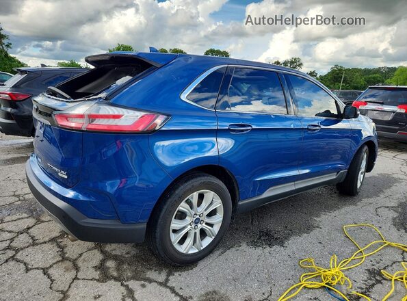 2FMPK4K99LBA24436 2020 FORD EDGE Синий Задняя правая четверть