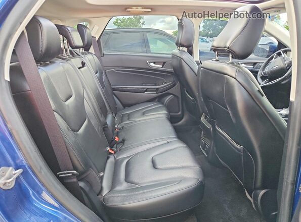 2FMPK4K99LBA24436 2020 FORD EDGE Синий Вид задних сидений