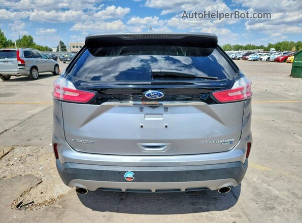 2FMPK4K99LBA72566 2020 FORD EDGE Silver უკანა ხედი