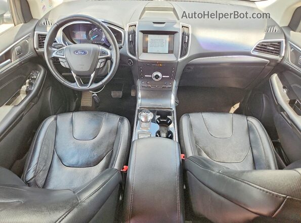 2FMPK4K99LBA72566 2020 FORD EDGE Silver წინა პანელის ხედი