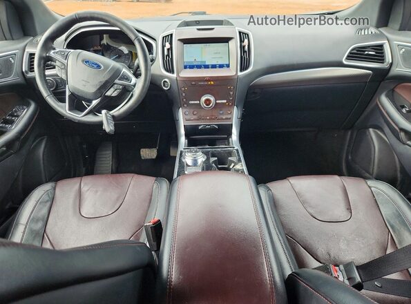 2FMPK4K99LBA75290 2020 FORD EDGE Black Вид панелі приладів