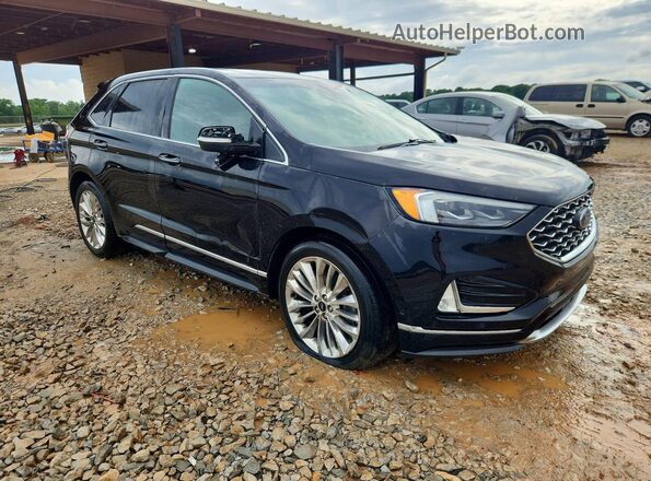 2FMPK4K99LBA75290 2020 FORD EDGE Black Передня права чверть
