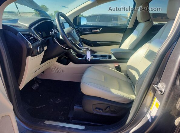 2FMPK4K99MBA20954 2021 FORD EDGE Gray წინა სალონის ხედი