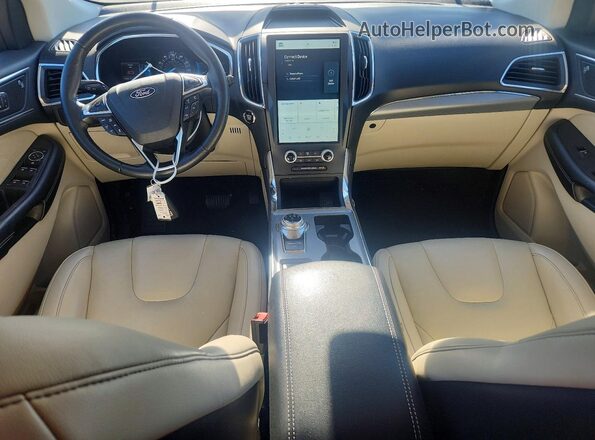 2FMPK4K99MBA20954 2021 FORD EDGE Gray წინა პანელის ხედი