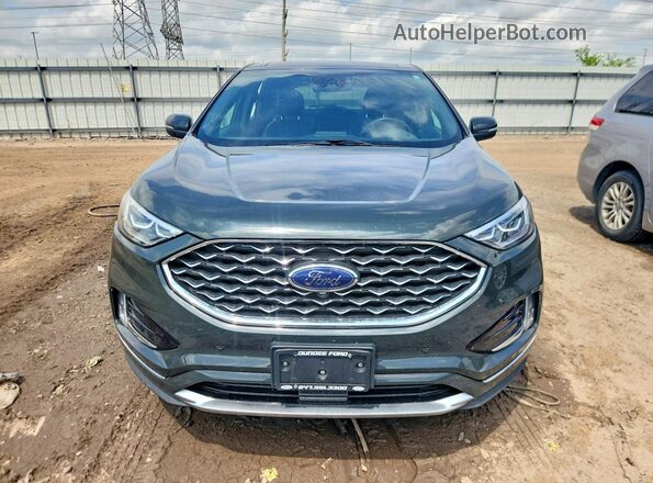 2FMPK4K99NBA42745 2022 FORD EDGE Green Вид спереду
