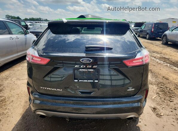 2FMPK4K99NBA42745 2022 FORD EDGE Green Вид ззаду