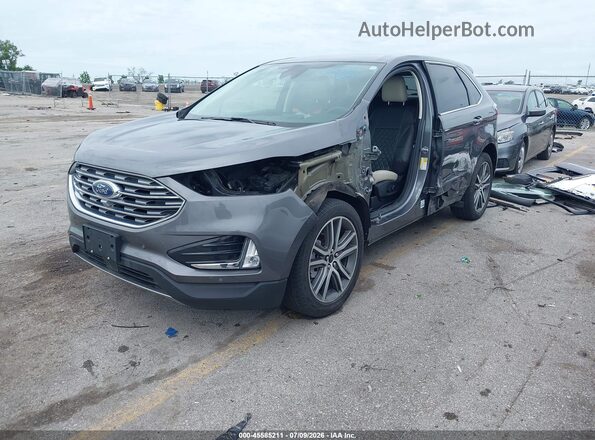 2FMPK4K99RBA08651 2024 FORD EDGE Gray Front left