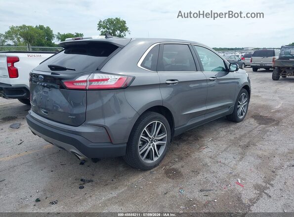 2FMPK4K99RBA08651 2024 FORD EDGE Gray Rear right