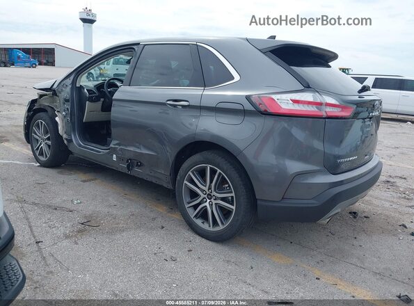 2FMPK4K99RBA08651 2024 FORD EDGE Gray Rear left