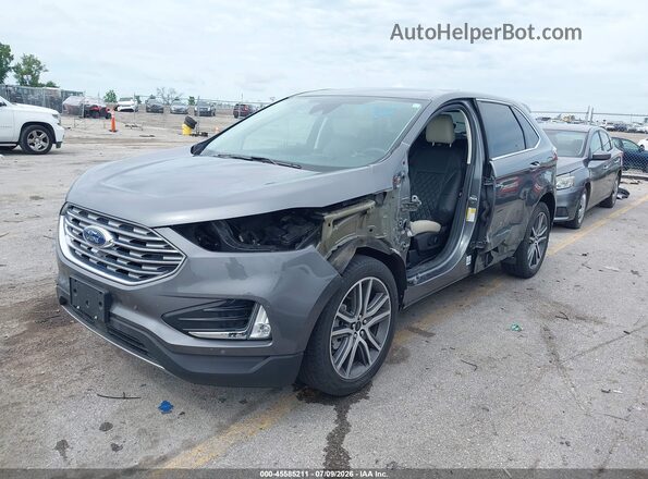 2FMPK4K99RBA08651 2024 FORD EDGE Gray Front view