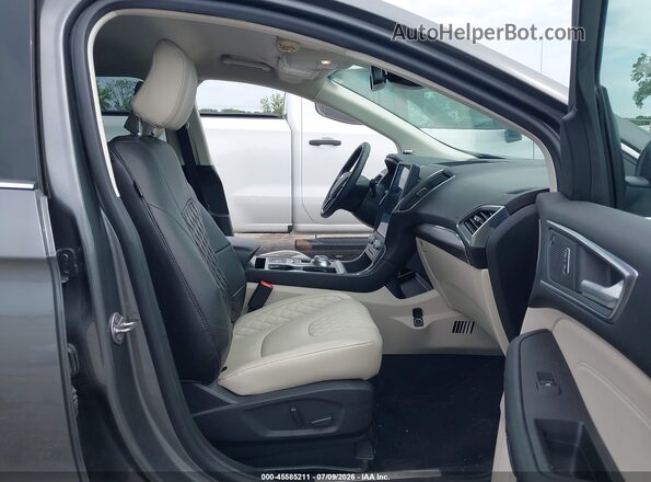 2FMPK4K99RBA08651 2024 FORD EDGE Gray Front interior view