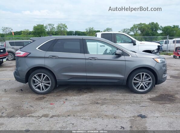 2FMPK4K99RBA08651 2024 FORD EDGE Gray Rear interior view