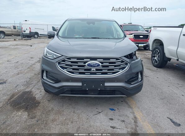 2FMPK4K99RBA08651 2024 FORD EDGE Gray Instrument cluster view