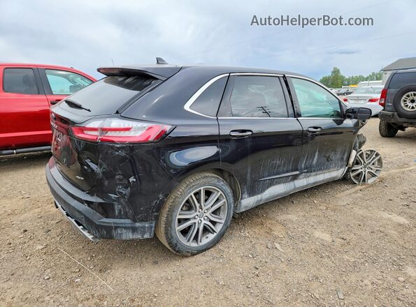 2FMPK4K99RBB27039 2024 FORD EDGE Черный Задняя правая четверть