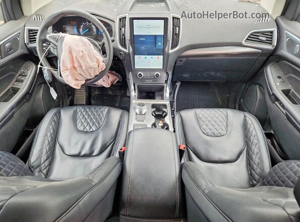 2FMPK4K99RBB27039 2024 FORD EDGE Черный Вид панели приборов