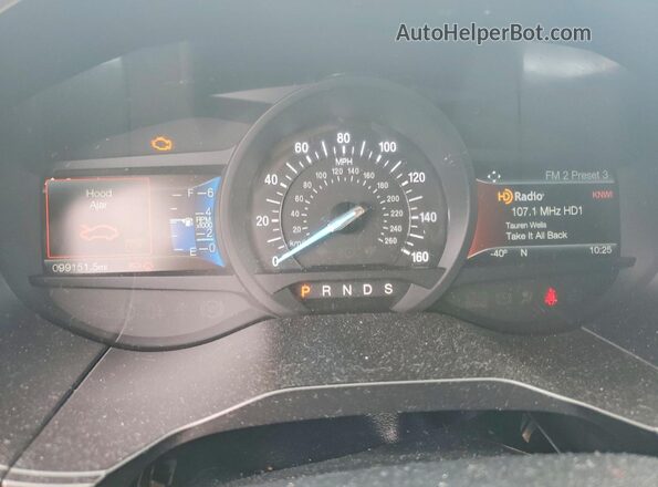 2FMPK4K9XHBB90665 2017 FORD EDGE Gray Սարքավորումների վահանակի տեսք