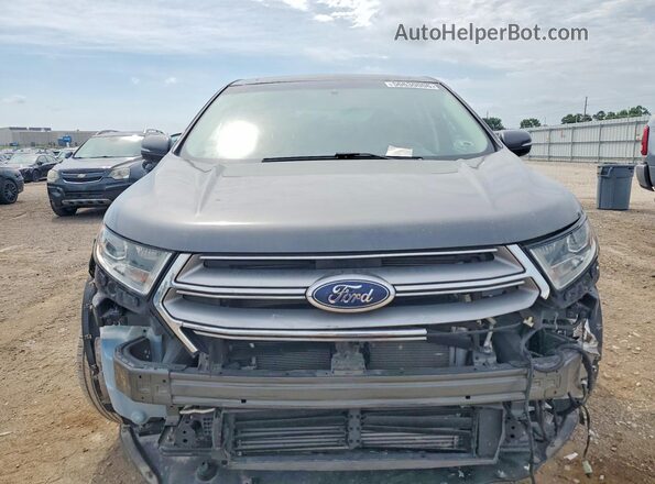 2FMPK4K9XHBB90665 2017 FORD EDGE Gray Դիմացի տեսք