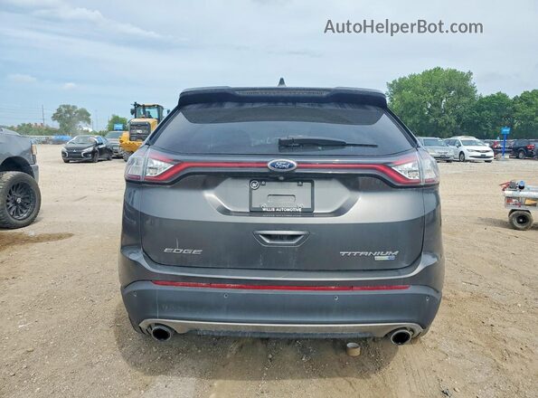 2FMPK4K9XHBB90665 2017 FORD EDGE Gray Հետևի տեսք