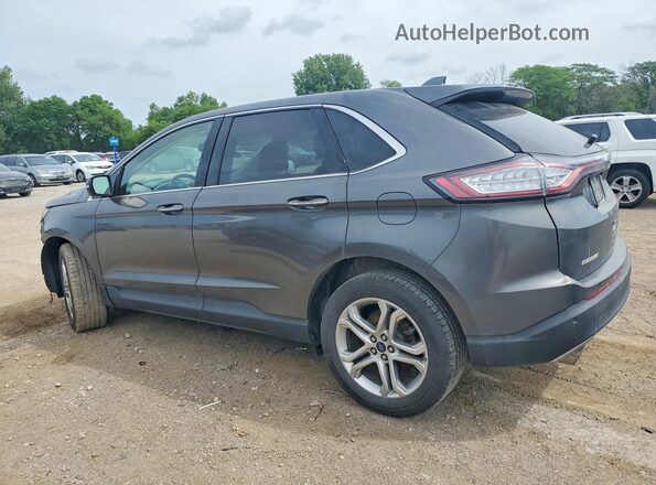 2FMPK4K9XHBB90665 2017 FORD EDGE Gray Հետևի ձախ
