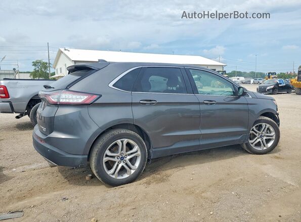 2FMPK4K9XHBB90665 2017 FORD EDGE Gray Հետևի աջ