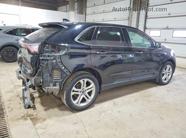 2FMPK4K9XJBB75654 2018 FORD EDGE Black Tył prawy
