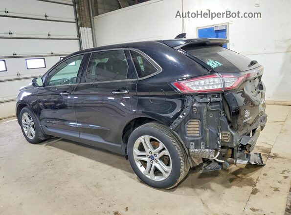 2FMPK4K9XJBB75654 2018 FORD EDGE Black Tył lewy