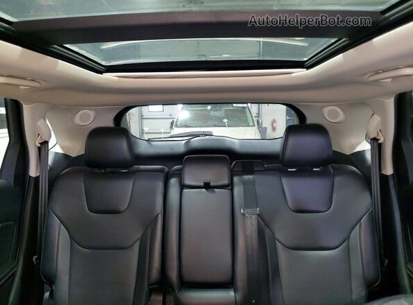 2FMPK4K9XJBB75654 2018 FORD EDGE Black Widok tylnych siedzeń