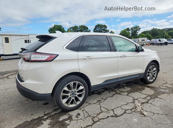 2FMPK4K9XJBB97735 2018 FORD EDGE White Tył prawy