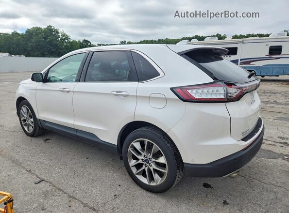2FMPK4K9XJBB97735 2018 FORD EDGE White Tył lewy