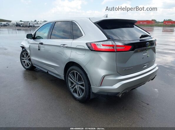 2FMPK4K9XKBB46429 2019 FORD EDGE Silver Trasero izquierdo