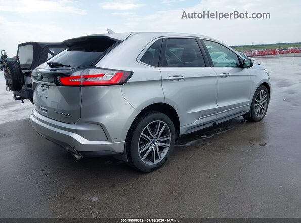 2FMPK4K9XKBB46429 2019 FORD EDGE Silver Trasero derecho