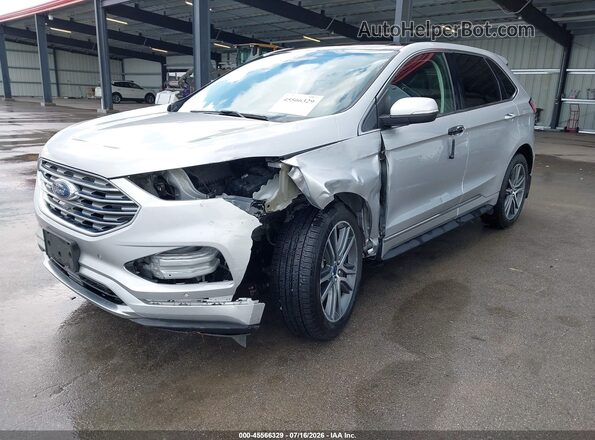 2FMPK4K9XKBB46429 2019 FORD EDGE Silver Vista frontal
