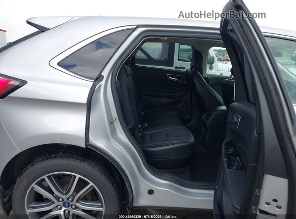 2FMPK4K9XKBB46429 2019 FORD EDGE Silver Vista de la etiqueta del VIN