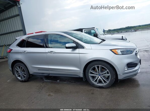2FMPK4K9XKBB46429 2019 FORD EDGE Silver Vista interior de 360 grados