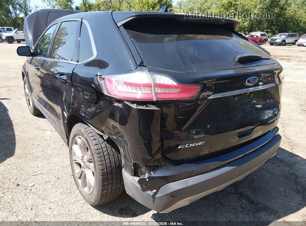 2FMPK4K9XKBC37524 2019 FORD EDGE Black წინა ხედი