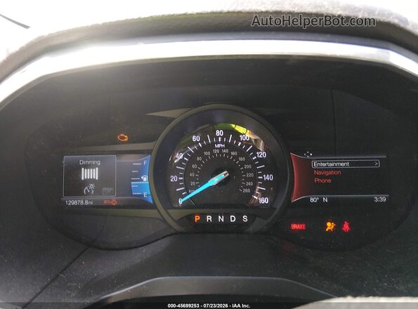 2FMPK4K9XKBC37524 2019 FORD EDGE Black უკანა სავარძლების ხედი